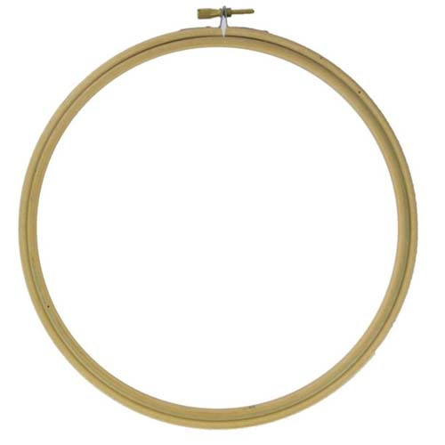 Wooden Embroidery Bamboo Hoop Size 10 inch