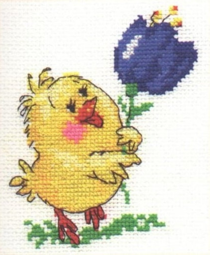 ?hick Cross Stitch Kit by Alisa