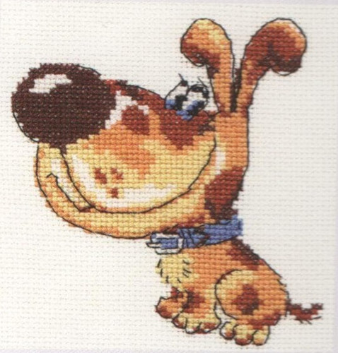 Favorite Dog Cross Stitch Kit by Alisa