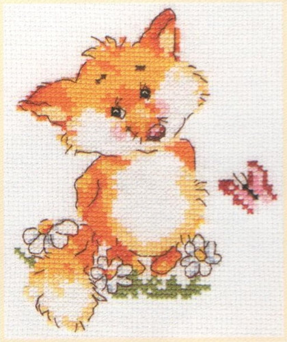 Little Fox Cross Stitch Kit by Alisa