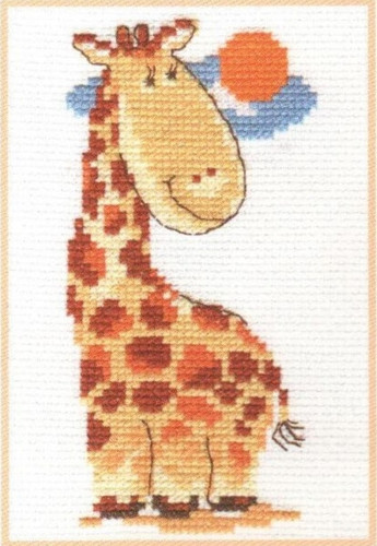 Giraffe Cross Stitch Kit by Alisa