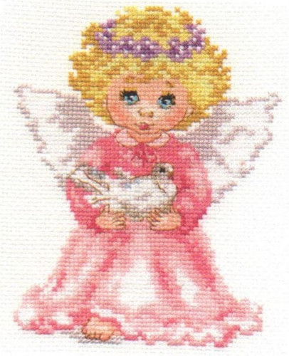 Little Angel Cross Stitch Kit by Alisa