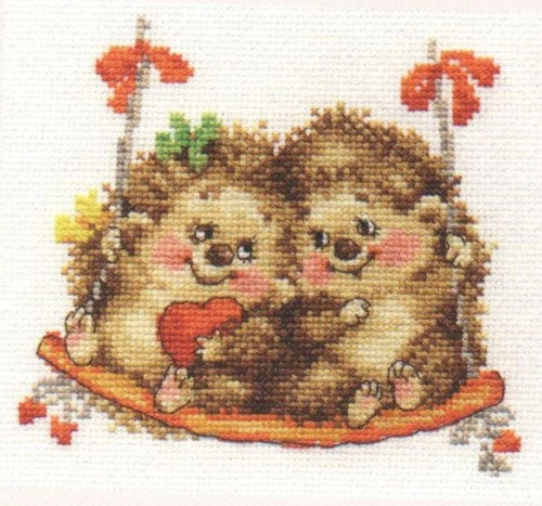 On the swings Cross Stitch Kit by Alisa