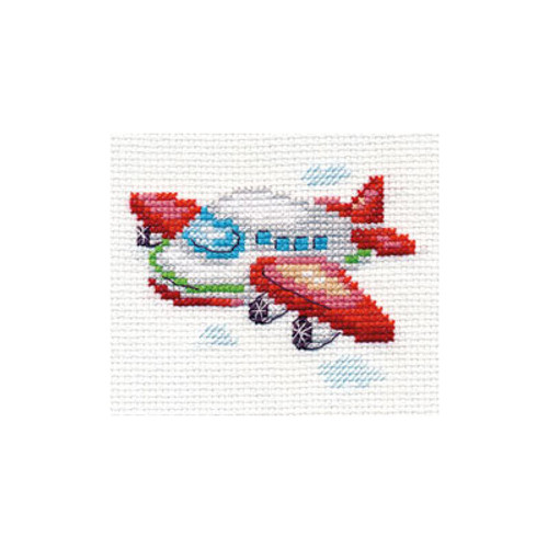 Plane Cross Stitch Kit by Alisa