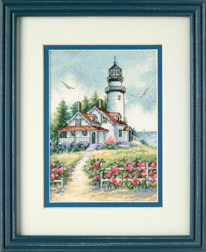 Scenic Lighthouse Cross Stitch Kit by Dimensions
