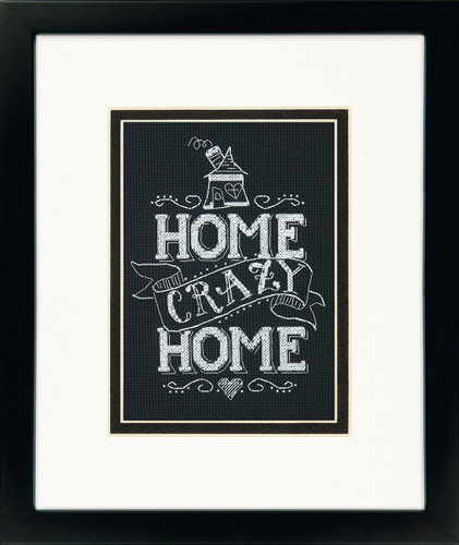 Home Crazy Home Cross Stitch Kit By Dimensions