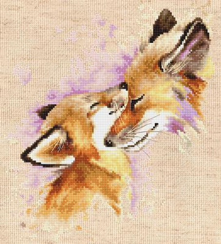 Foxes Cross Stitch By Luca S