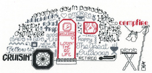 Lets RV Cross Stitch Chart only by Ursula Michael