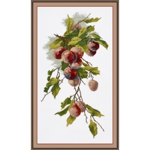 Plums Cross Stitch Kit by Oven