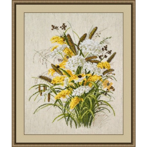 Summer Bouquet Cross Stitch Kit by Oven