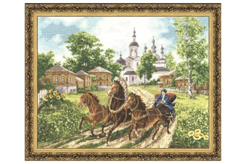 Hello,guys! Cross Stitch Kit by Golden Fleece