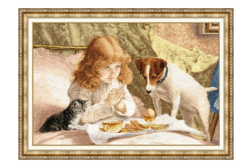 Morning Prayer Cross Stitch Kit by Golden Fleece