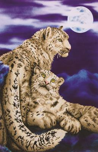 Snow Leopards Craft Kit By Diamond Dotz