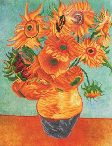 Sunflowers (Van Gogh) Craft Kit By Diamond Dotz