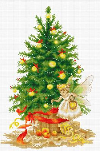 Christmas Tree Cross Stitch Kit By Luca S