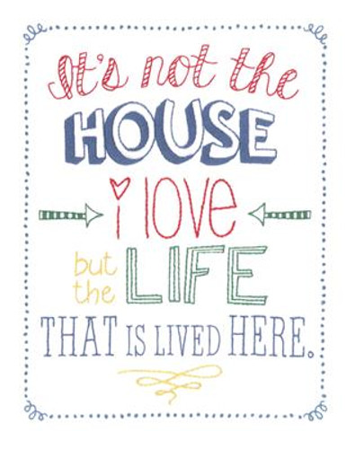 Life Lived Embroidery Kit By Janlynn