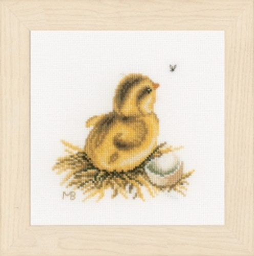 Little Chick 2 Cross Stitch Kit By Lanarte