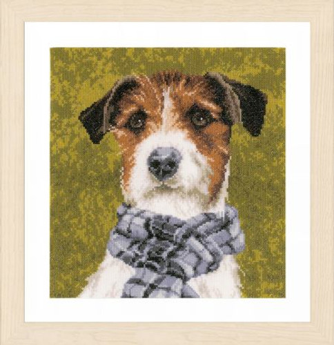Dog Cross Stitch Kit by Lanarte