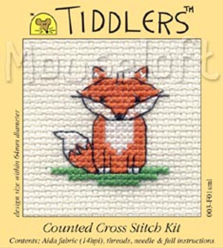 Little Fox Cross Stitch Kit by Mouse Loft Little Fox Cross Stitch Kit by Mouse Loft