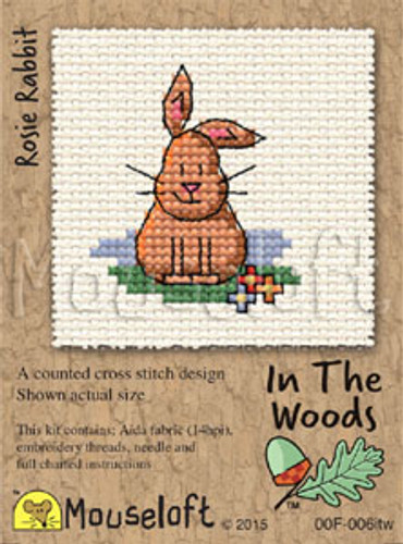 Rosie Rabbit Cross Stitch Kit by Mouse Loft