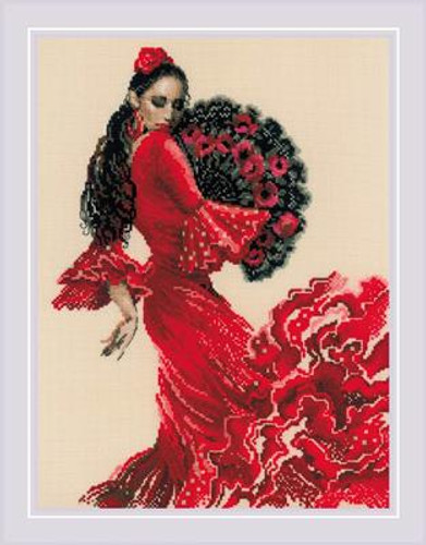 Dancer Cross Stitch Kit By Riolis