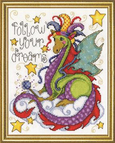 Dream Dragon Cross Stitch Kit By Design Works