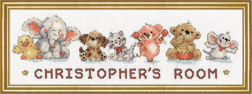 Playmates Cross Stitch Kit By Design Works