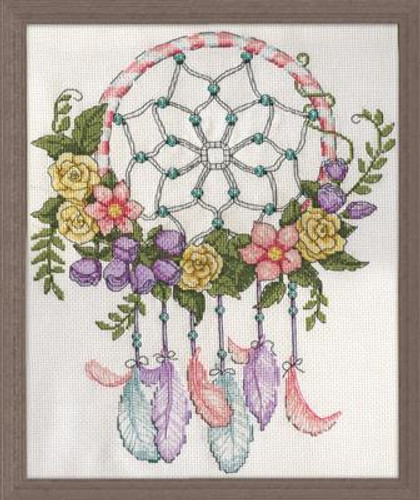 Pastel Dreamcatcher Cross Stitch Kit By Design Works