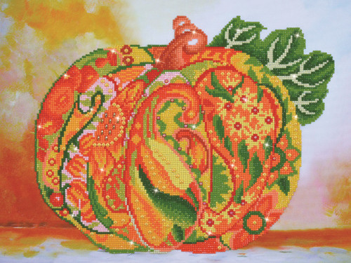Pumpkin Amber Sparkle Craft Kit by Diamand Dotz Pumpkin Amber Sparkle Craft Kit by Diamand Dotz