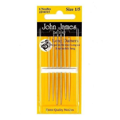 Long Darner Needles Size 1-5 pack of 6