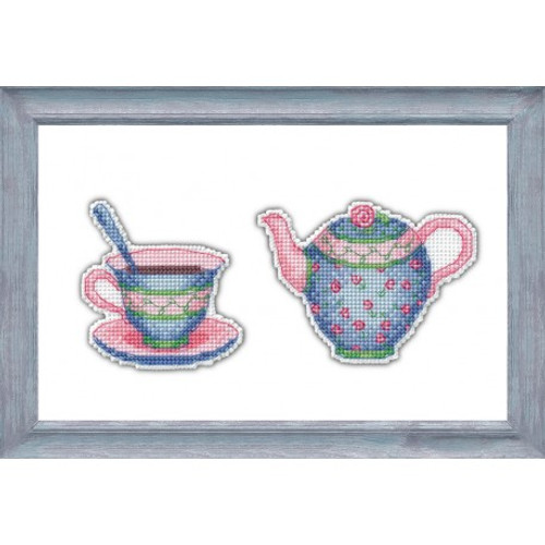 Enjoy your tea 3 Cross Stitch Kit by Oven