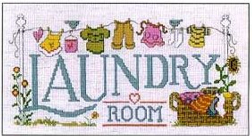 Laundry Room Cross Stitch CHART ONLY By Diane Arthurs