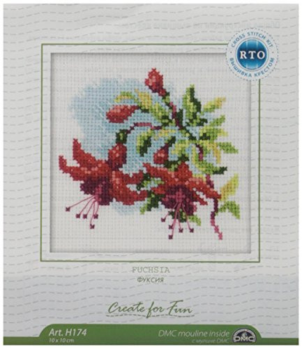 Fuchsia Cross Stitch Kit by RTO