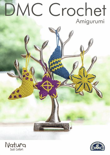 DMC Crochet Pattern: Moon and Stars Decorations