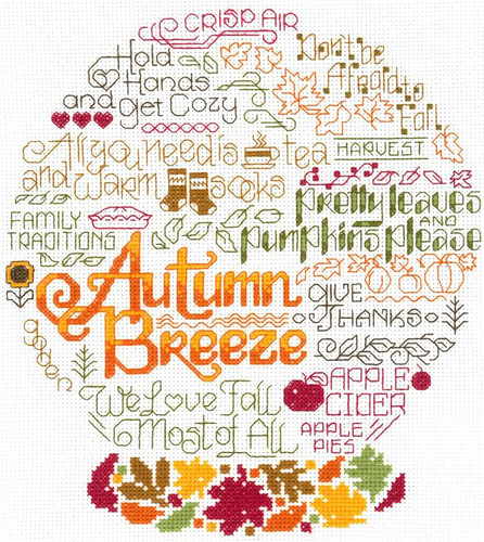 Let's Breeze Into Autumn Cross Stitch Chart By Ursula Michael