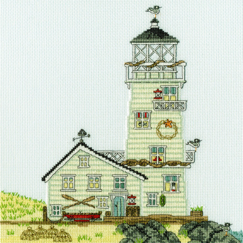 New England: The Lighthouse Cross Stitch Kit By Bothy Threads
