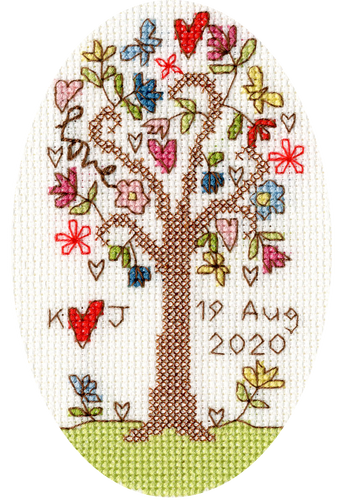 Sweet Tree Card Cross Stitch Kit By Bothy Threads