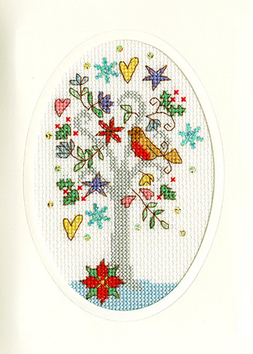 Christmas Card – Winter Wishes Cross Stitch Card Kit