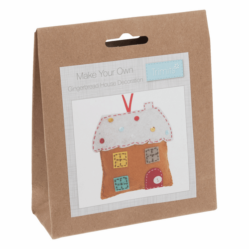 Felt Decoration Kit: Christmas: Gingerbread House