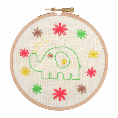 Embroidery Hoop Kit: Baby Elephant By Anchor