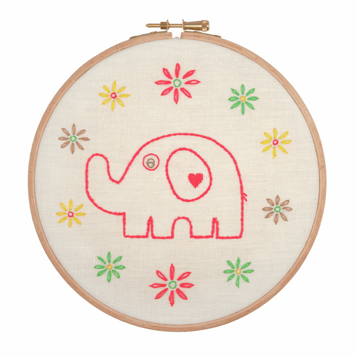Embroidery Hoop Kit: Mum Elephant by Anchor