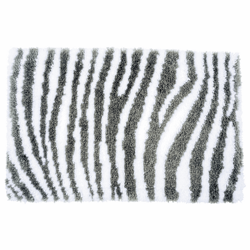 Latch Hook Kit: Rug: Zebra Print By Vervaco