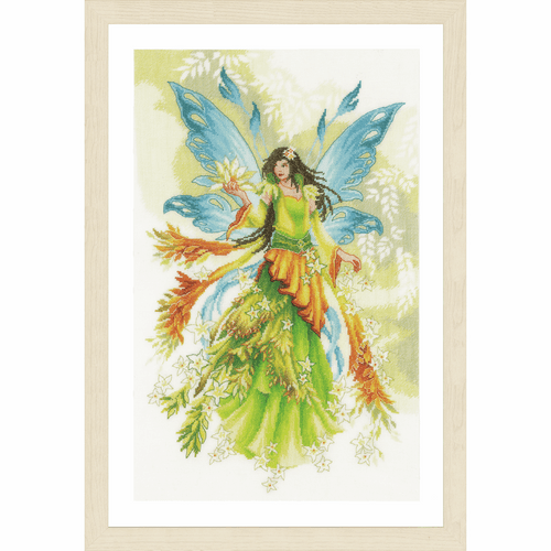 Counted Cross Stitch Kit: Fantasy Elf Fairy By Lanarte