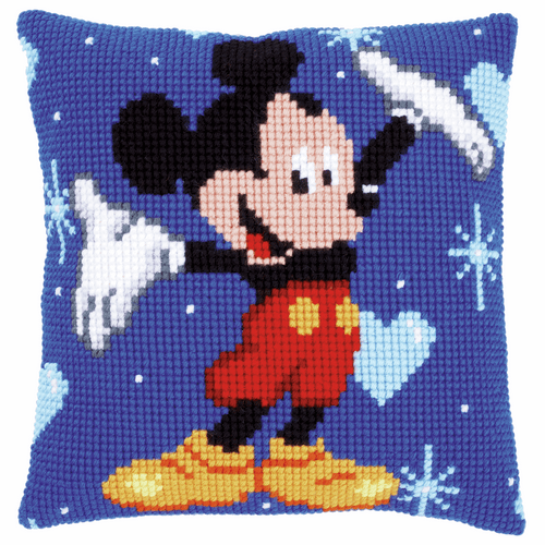 Cross Stitch Cushion Kit: Disney: Mickey Mouse By Vervaco