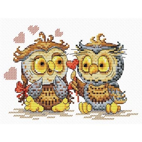 Love In The Air Cross Stitch Kit by MP Studia