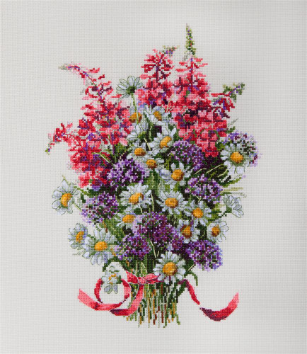 The Field Bouquet Cross Stitch Kit By  Merejka