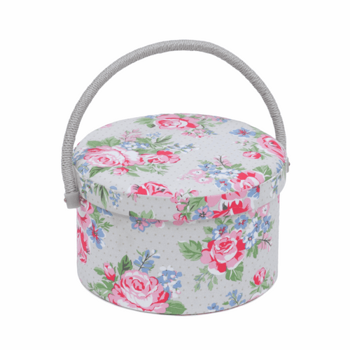 Rose Round Sewing Box Hobby Gift