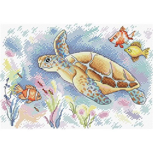 Ocean Colours Cross Stitch Kit by Mp Studia