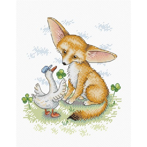 Lovely Friend Cross Stitch Kit by MP Studia