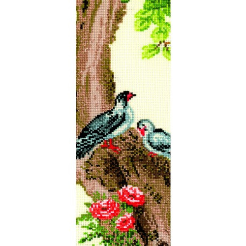 Chinese Motifs:  Partridges Cross Stitch Kit by Andriana